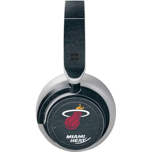NBA Miami Heat Black Partial Logo Surface Headphones Skin